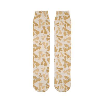 UK Desert Sublimation Tube Sock - Custom Camo Clothing - [new_brand] - [camo] - [camoflage] - [apparel] - [location] - [new_brand] - [custom] - [clothing]