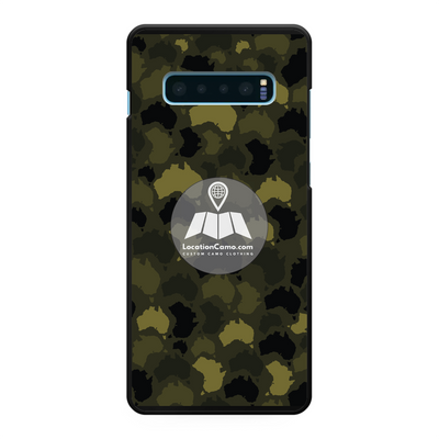 Australia Forest Back Printed Black Hard Phone Case - Custom Camo Clothing - [new_brand] - [camo] - [camoflage] - [apparel] - [location] - [new_brand] - [custom] - [clothing]