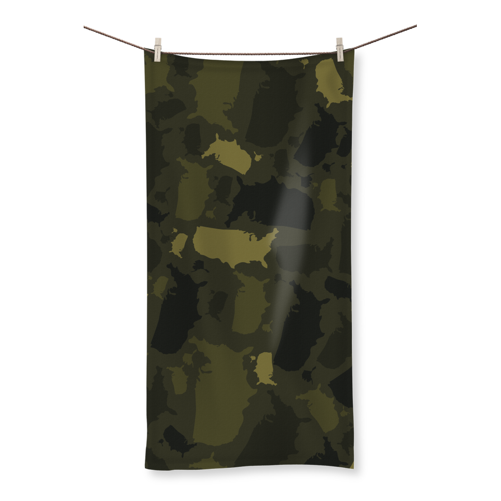 USA Forest Sublimation All Over Towel - LocationCamo.com