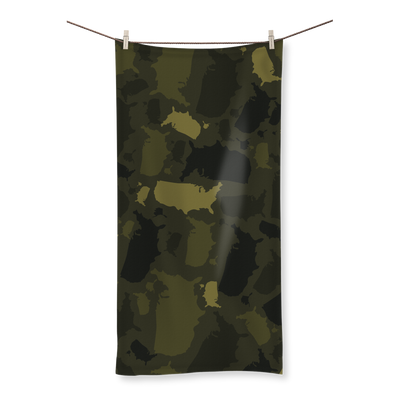 USA Forest Sublimation All Over Towel - LocationCamo.com