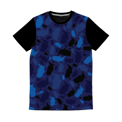 USA Midnight Classic Sublimation Panel T-Shirt - LocationCamo.com