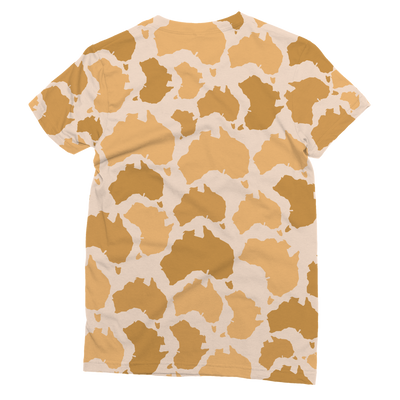 Australia Desert Classic Sublimation Women's T-Shirt - Custom Camo Clothing - [new_brand] - [camo] - [camoflage] - [apparel] - [location] - [new_brand] - [custom] - [clothing]