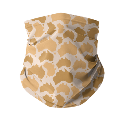 Australia Desert Sublimation Neck Gaiter - Custom Camo Clothing - [new_brand] - [camo] - [camoflage] - [apparel] - [location] - [new_brand] - [custom] - [clothing]