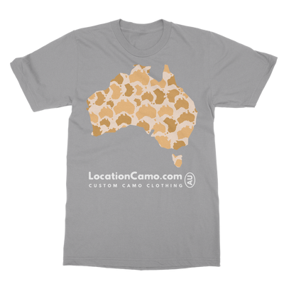 Australia Desert Classic Heavy Cotton Adult T-Shirt - Custom Camo Clothing - [new_brand] - [camo] - [camoflage] - [apparel] - [location] - [new_brand] - [custom] - [clothing]