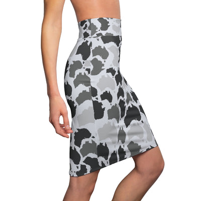 Australia Arctic Women's Pencil Skirt - Custom Camo Clothing - [new_brand] - [camo] - [camoflage] - [apparel] - [location] - [new_brand] - [custom] - [clothing]