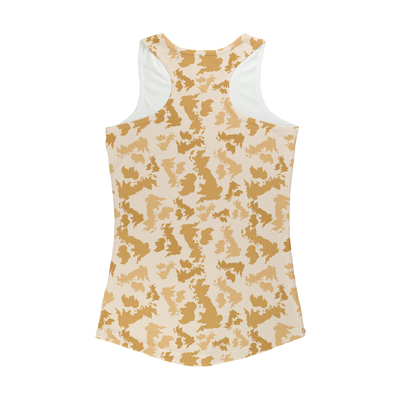 UK Desert Women Performance Tank Top - Custom Camo Clothing - [new_brand] - [camo] - [camoflage] - [apparel] - [location] - [new_brand] - [custom] - [clothing]