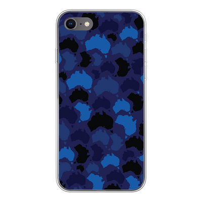 Australia Midnight Back Printed Transparent Soft Phone Case - Custom Camo Clothing - [new_brand] - [camo] - [camoflage] - [apparel] - [location] - [new_brand] - [custom] - [clothing]