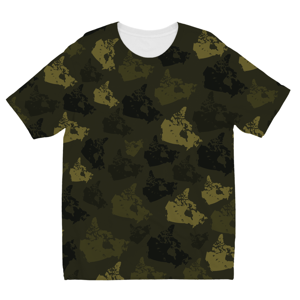 Canada Forest Sublimation Kids T-Shirt - Custom Camo Clothing - [new_brand] - [camo] - [camoflage] - [apparel] - [location] - [new_brand] - [custom] - [clothing]