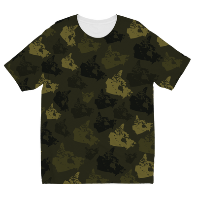 Canada Forest Sublimation Kids T-Shirt - Custom Camo Clothing - [new_brand] - [camo] - [camoflage] - [apparel] - [location] - [new_brand] - [custom] - [clothing]