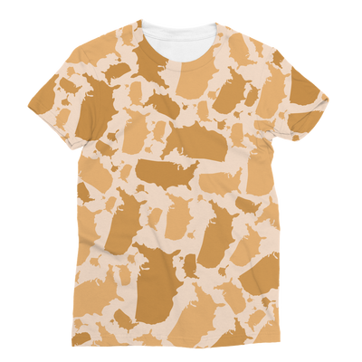 USA Desert Classic Sublimation Women's T-Shirt - LocationCamo.com