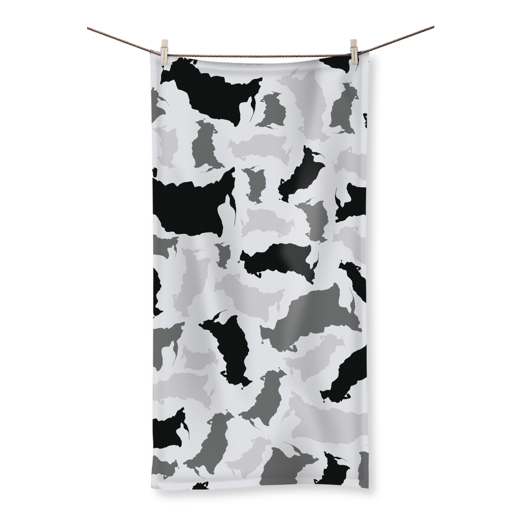 Russia Arctic Sublimation All Over Towel - LocationCamo.com