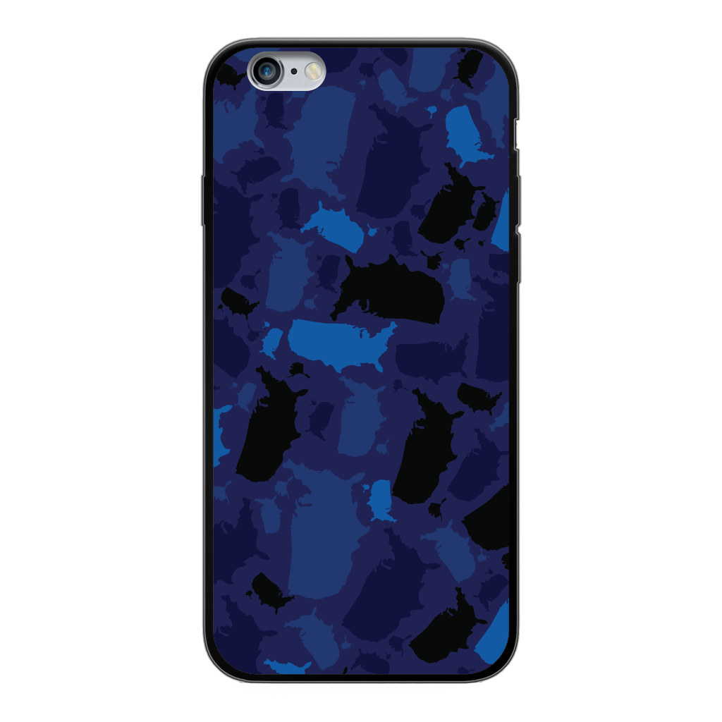 USA Midnight Back Printed Black Soft Phone Case - LocationCamo.com