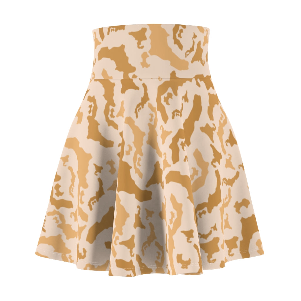 Japan Desert Women's Skater Skirt - LocationCamo.com