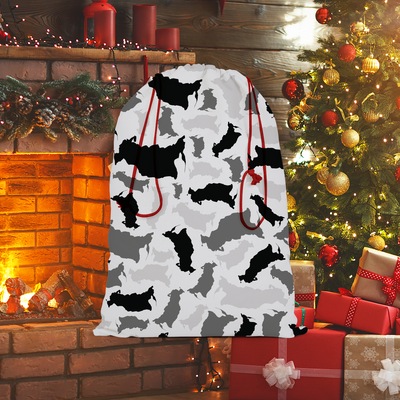 Russia Arctic Sublimation Linen Drawstring Sack - LocationCamo.com