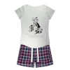 UK Arctic Women's Sleepy Tee and Flannel Short - Custom Camo Clothing - [new_brand] - [camo] - [camoflage] - [apparel] - [location] - [new_brand] - [custom] - [clothing]