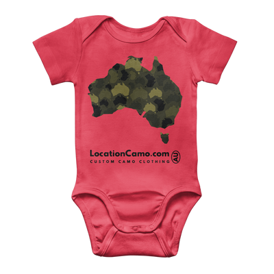 Australia Forest Classic Baby Onesie Bodysuit - Custom Camo Clothing - [new_brand] - [camo] - [camoflage] - [apparel] - [location] - [new_brand] - [custom] - [clothing]