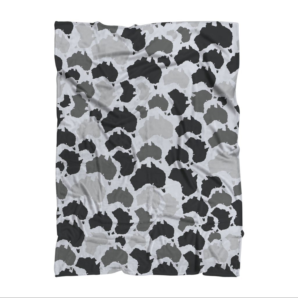 Australia Arctic Sublimation Throw Blanket - Custom Camo Clothing - [new_brand] - [camo] - [camoflage] - [apparel] - [location] - [new_brand] - [custom] - [clothing]