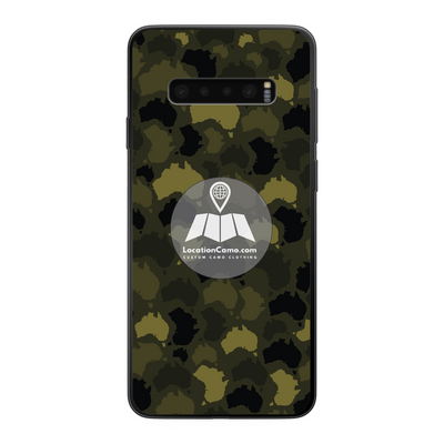 Australia Forest Back Printed Black Soft Phone Case - Custom Camo Clothing - [new_brand] - [camo] - [camoflage] - [apparel] - [location] - [new_brand] - [custom] - [clothing]