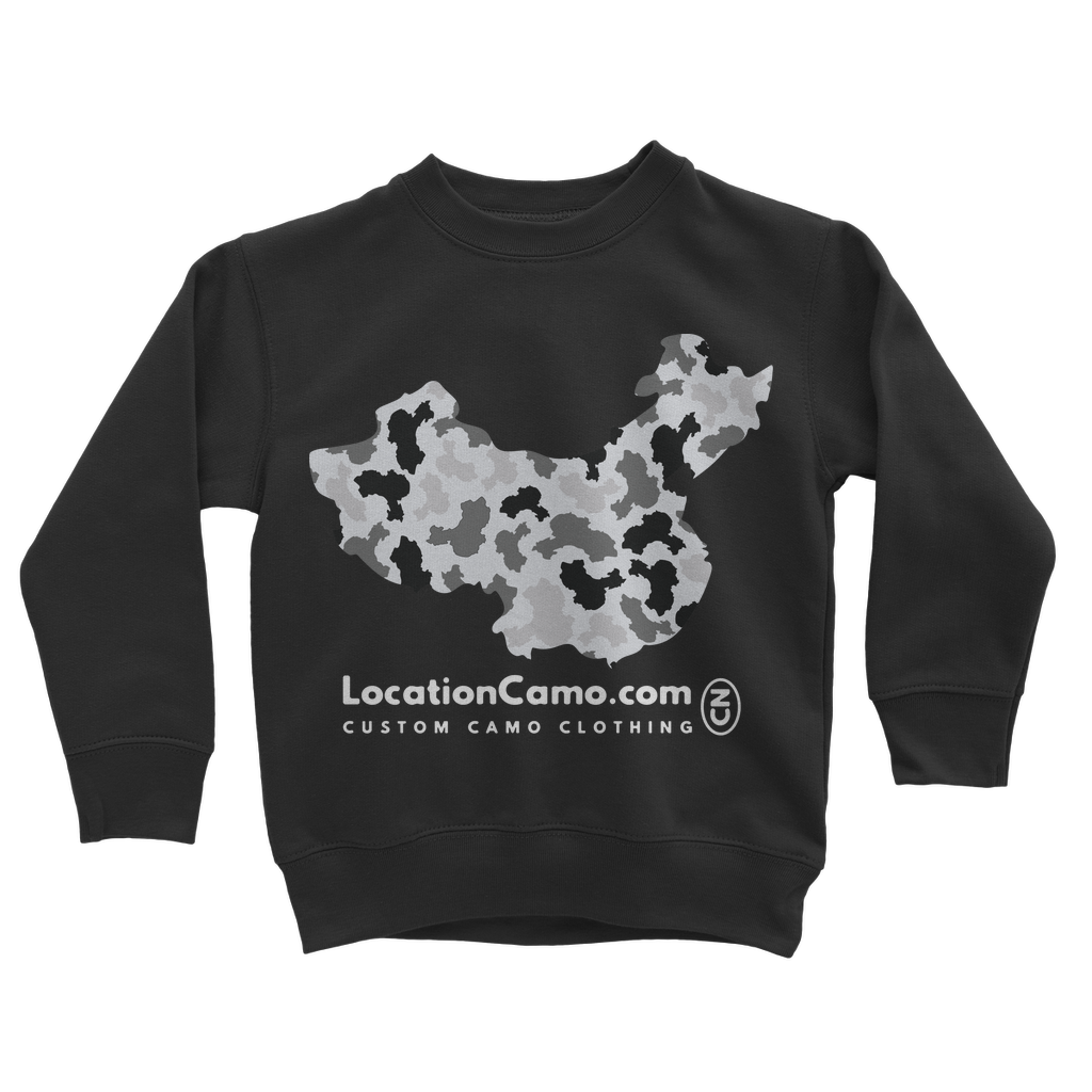 China Arctic Classic Kids Sweatshirt - LocationCamo.com