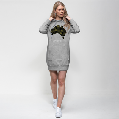 Australia Forest Premium Adult Hoodie Dress - Custom Camo Clothing - [new_brand] - [camo] - [camoflage] - [apparel] - [location] - [new_brand] - [custom] - [clothing]