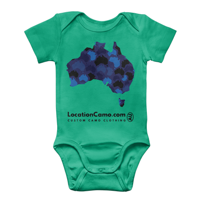 Australia Midnight Classic Baby Onesie Bodysuit - Custom Camo Clothing - [new_brand] - [camo] - [camoflage] - [apparel] - [location] - [new_brand] - [custom] - [clothing]