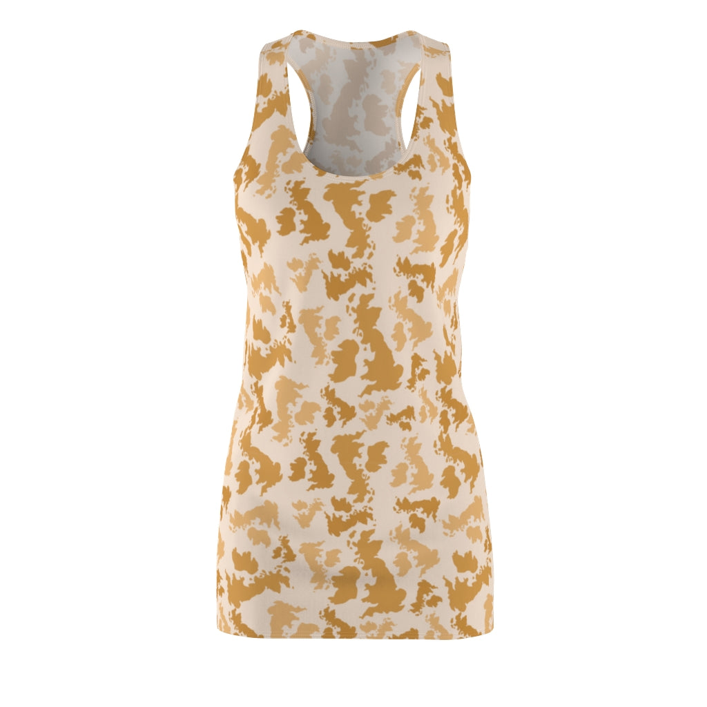 UK Desert Women's Cut & Sew Racerback Dress - Custom Camo Clothing - [new_brand] - [camo] - [camoflage] - [apparel] - [location] - [new_brand] - [custom] - [clothing]