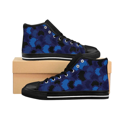 Australia Midnight Unisex High-top Sneakers - Custom Camo Clothing - [new_brand] - [camo] - [camoflage] - [apparel] - [location] - [new_brand] - [custom] - [clothing]