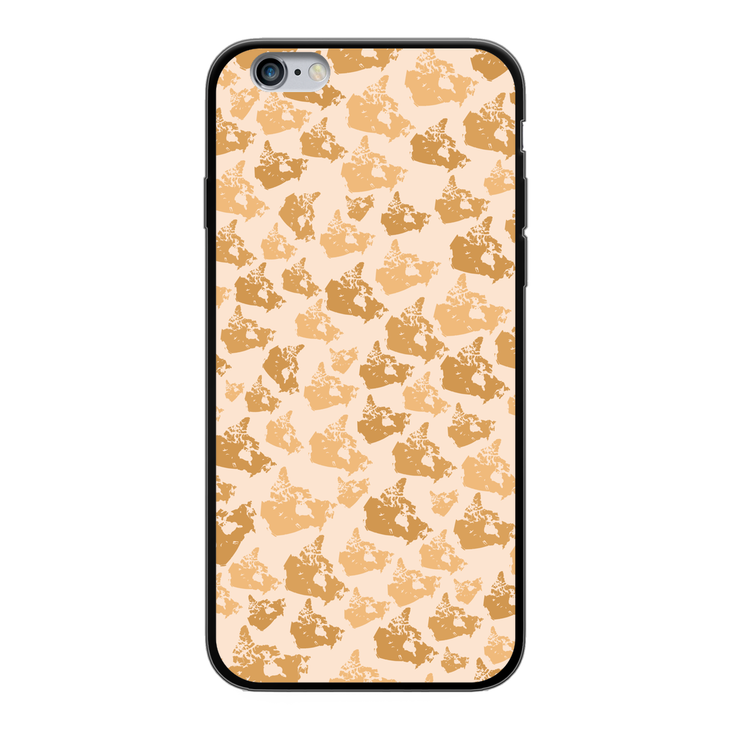 Canada Desert Back Printed Black Soft Phone Case - Custom Camo Clothing - [new_brand] - [camo] - [camoflage] - [apparel] - [location] - [new_brand] - [custom] - [clothing]