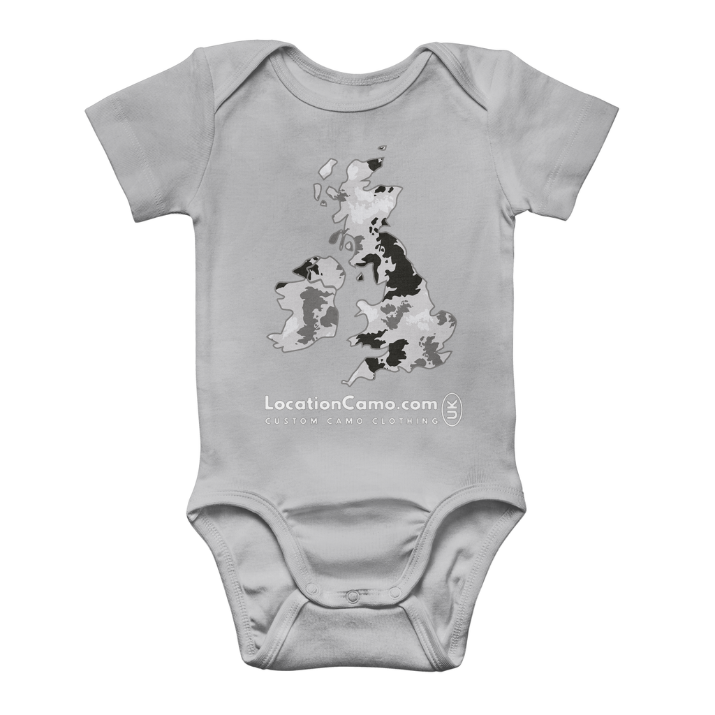 UK Arctic Classic Baby Onesie Bodysuit - Custom Camo Clothing - [new_brand] - [camo] - [camoflage] - [apparel] - [location] - [new_brand] - [custom] - [clothing]