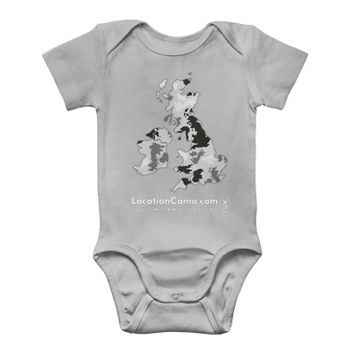 UK Arctic Classic Baby Onesie Bodysuit - Custom Camo Clothing - [new_brand] - [camo] - [camoflage] - [apparel] - [location] - [new_brand] - [custom] - [clothing]