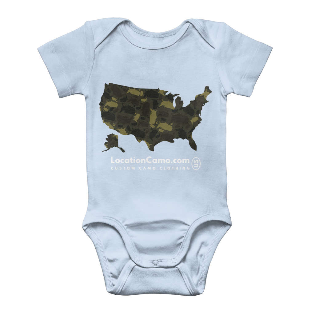 USA Forest Classic Baby Onesie Bodysuit - LocationCamo.com