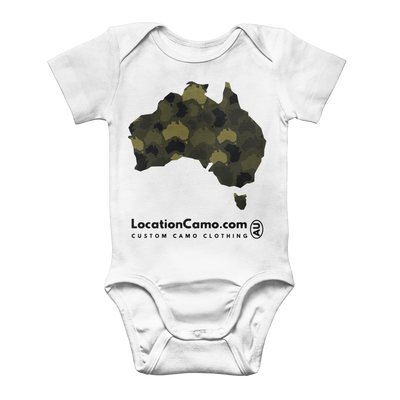 Australia Forest Classic Baby Onesie Bodysuit - Custom Camo Clothing - [new_brand] - [camo] - [camoflage] - [apparel] - [location] - [new_brand] - [custom] - [clothing]