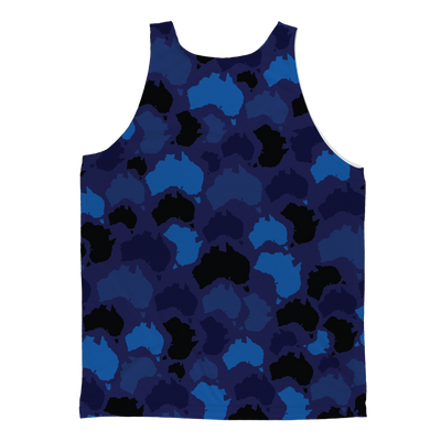 Australia Midnight Classic Sublimation Adult Tank Top - Custom Camo Clothing - [new_brand] - [camo] - [camoflage] - [apparel] - [location] - [new_brand] - [custom] - [clothing]