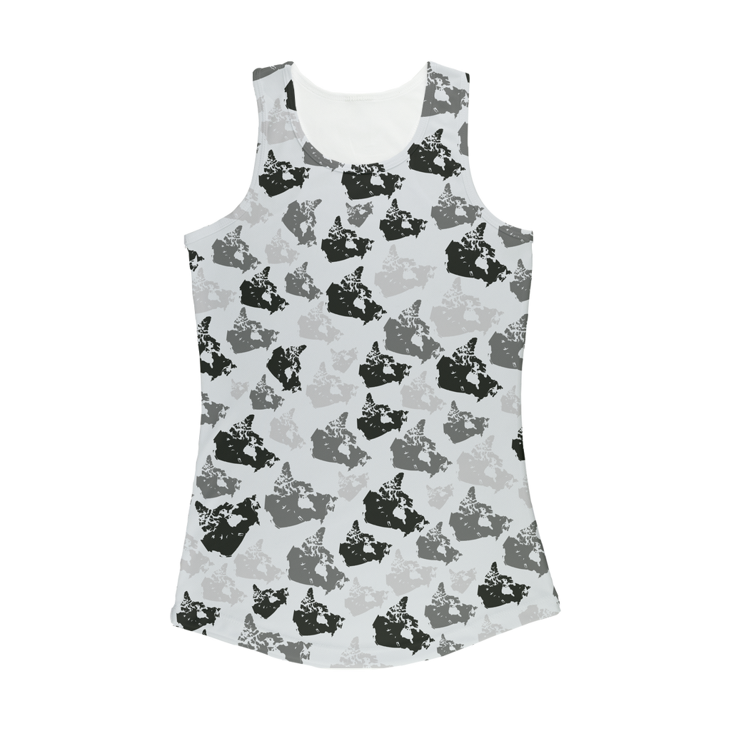 Canada Arctic Women Performance Tank Top - Custom Camo Clothing - [new_brand] - [camo] - [camoflage] - [apparel] - [location] - [new_brand] - [custom] - [clothing]