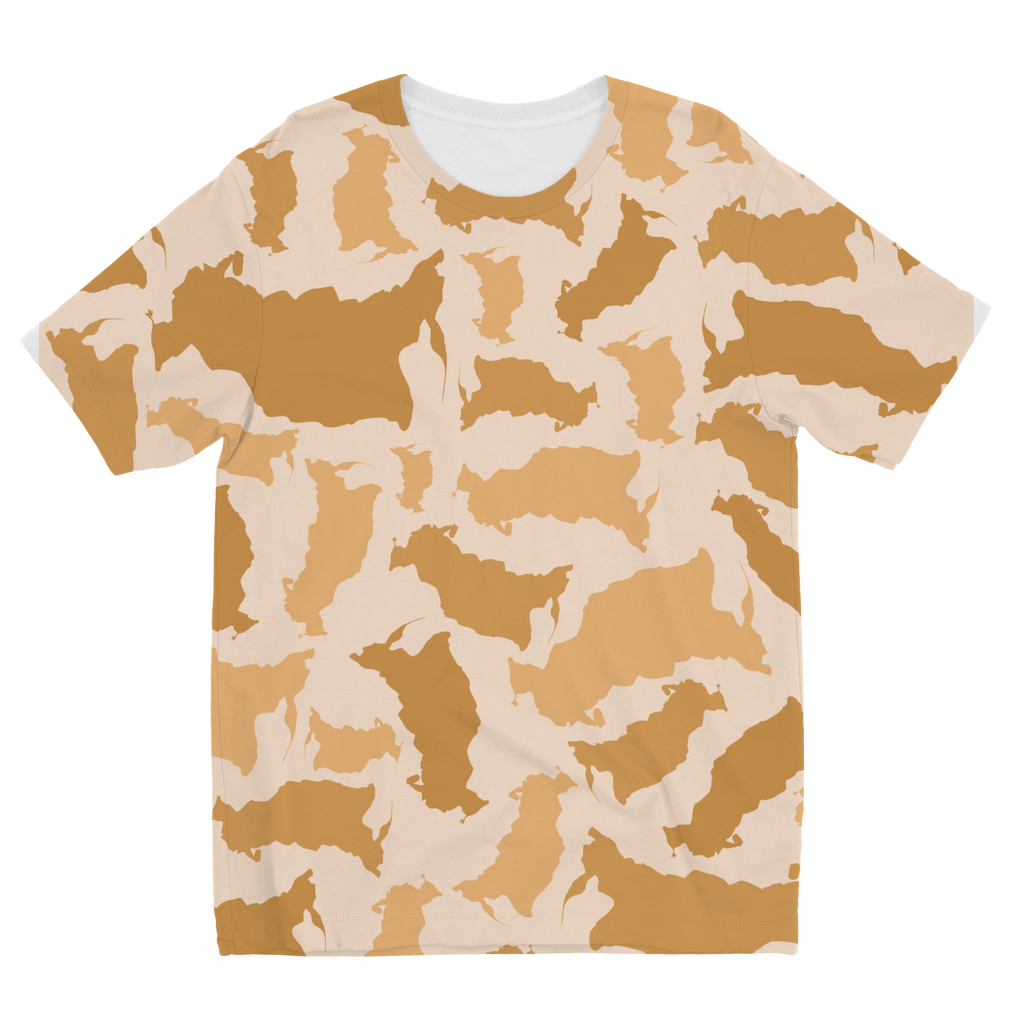 Russia Desert Sublimation Kids T-Shirt - LocationCamo.com