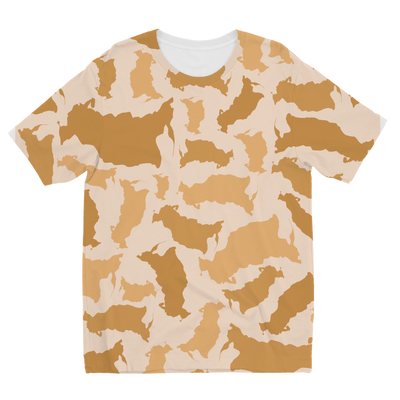 Russia Desert Sublimation Kids T-Shirt - LocationCamo.com