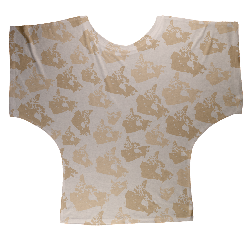 Canada Desert Sublimation Batwing Top - Custom Camo Clothing - [new_brand] - [camo] - [camoflage] - [apparel] - [location] - [new_brand] - [custom] - [clothing]