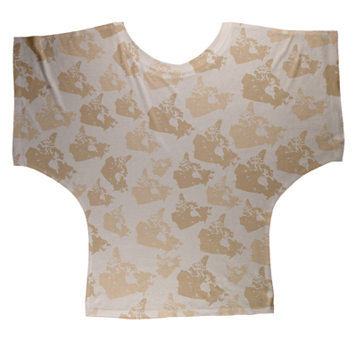 Canada Desert Sublimation Batwing Top - Custom Camo Clothing - [new_brand] - [camo] - [camoflage] - [apparel] - [location] - [new_brand] - [custom] - [clothing]