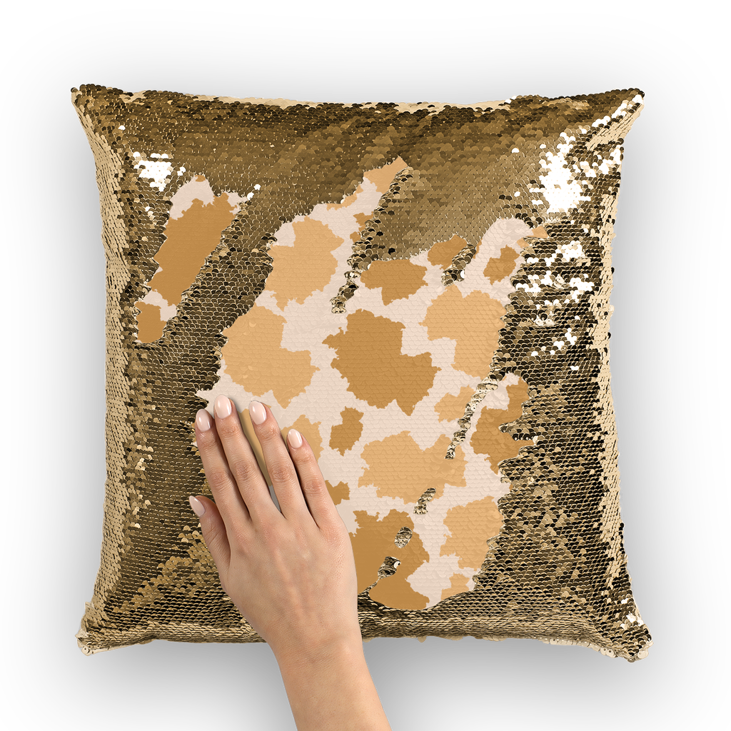 Germany Desert Sequin Cushion Cover - LocationCamo.com