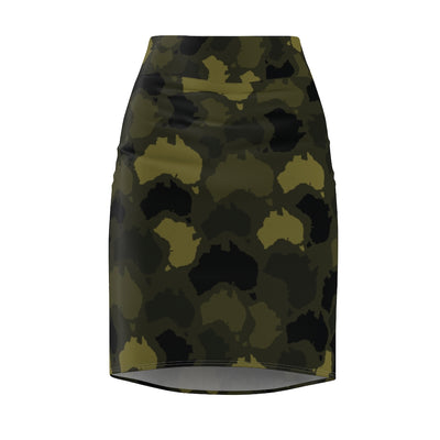 Australia Forest Women's Pencil Skirt - Custom Camo Clothing - [new_brand] - [camo] - [camoflage] - [apparel] - [location] - [new_brand] - [custom] - [clothing]