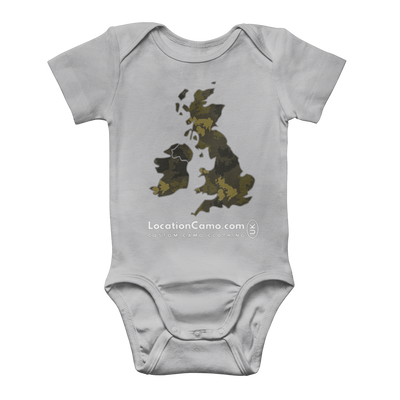 UK Forest Classic Baby Onesie Bodysuit - Custom Camo Clothing - [new_brand] - [camo] - [camoflage] - [apparel] - [location] - [new_brand] - [custom] - [clothing]