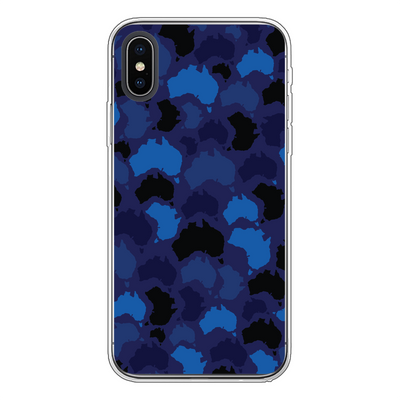 Australia Midnight Back Printed Transparent Soft Phone Case - Custom Camo Clothing - [new_brand] - [camo] - [camoflage] - [apparel] - [location] - [new_brand] - [custom] - [clothing]