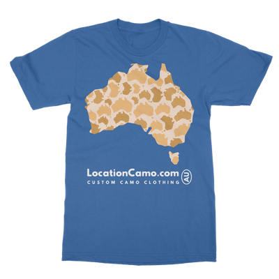 Australia Desert Classic Heavy Cotton Adult T-Shirt - Custom Camo Clothing - [new_brand] - [camo] - [camoflage] - [apparel] - [location] - [new_brand] - [custom] - [clothing]