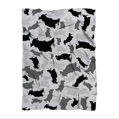 Russia Arctic Sublimation Throw Blanket - LocationCamo.com