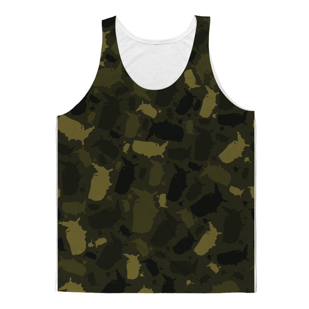 USA Forest Classic Sublimation Adult Tank Top - LocationCamo.com