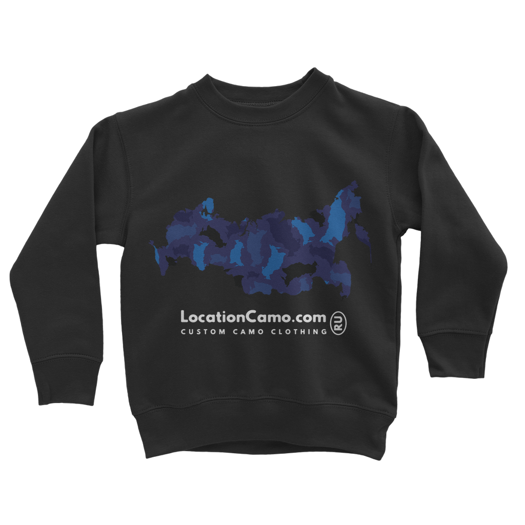 Russia Midnight Classic Kids Sweatshirt - LocationCamo.com