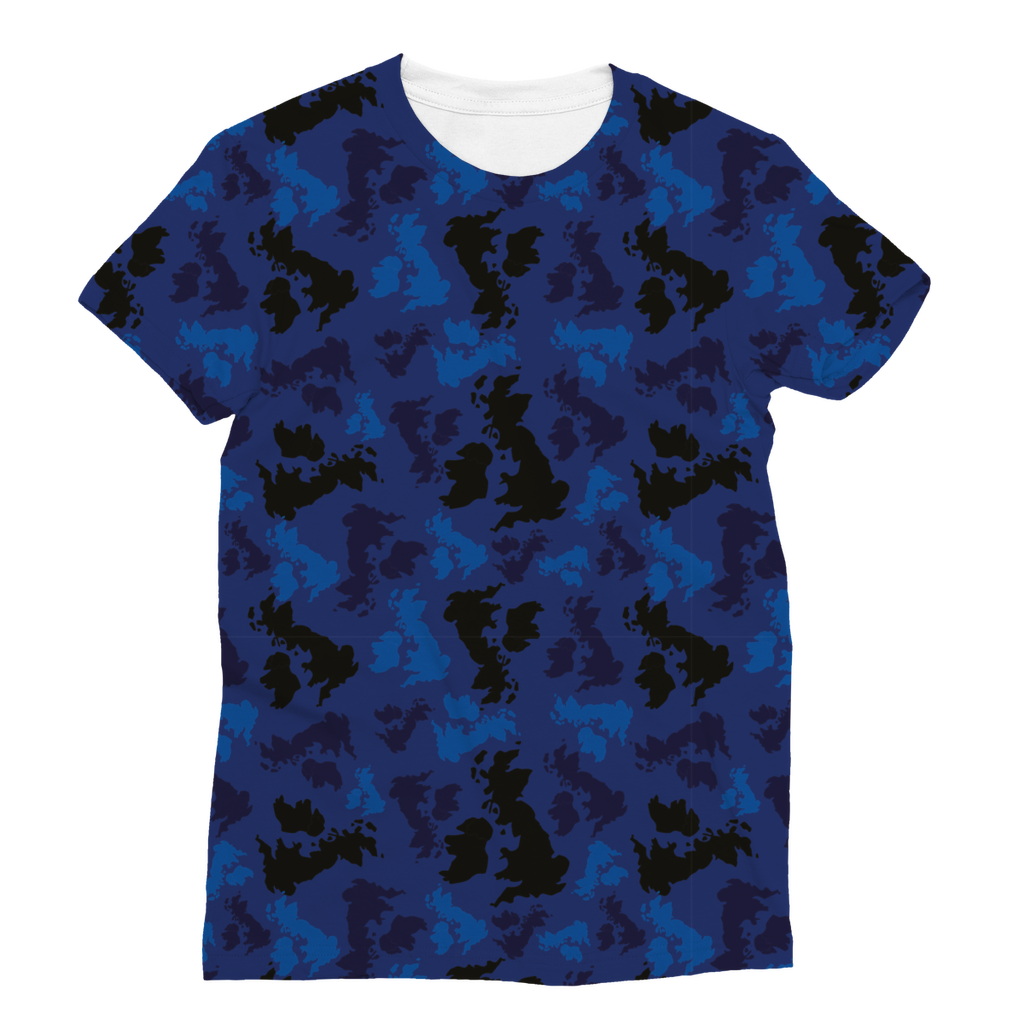 UK Midnight Classic Sublimation Women's T-Shirt - Custom Camo Clothing - [new_brand] - [camo] - [camoflage] - [apparel] - [location] - [new_brand] - [custom] - [clothing]