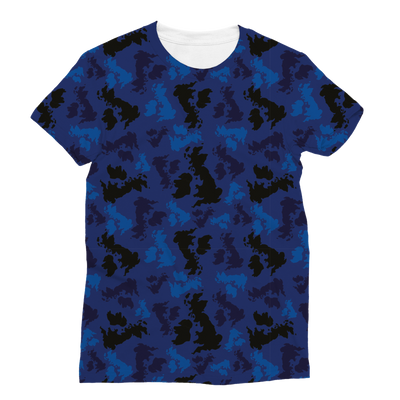 UK Midnight Classic Sublimation Women's T-Shirt - Custom Camo Clothing - [new_brand] - [camo] - [camoflage] - [apparel] - [location] - [new_brand] - [custom] - [clothing]