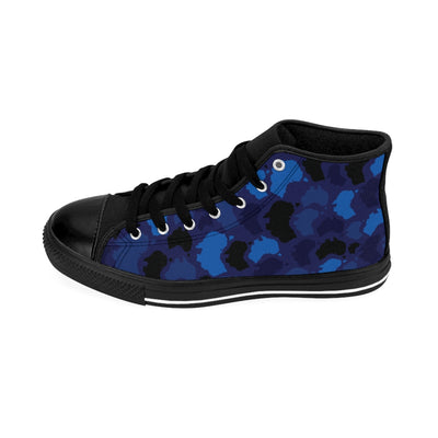 Australia Midnight Unisex High-top Sneakers - Custom Camo Clothing - [new_brand] - [camo] - [camoflage] - [apparel] - [location] - [new_brand] - [custom] - [clothing]