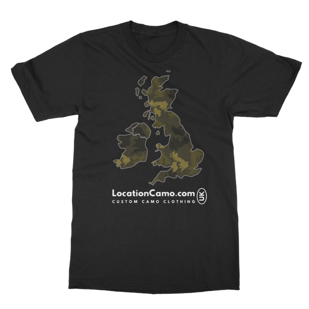 UK Forest Classic Heavy Cotton Adult T-Shirt - Custom Camo Clothing - [new_brand] - [camo] - [camoflage] - [apparel] - [location] - [new_brand] - [custom] - [clothing]